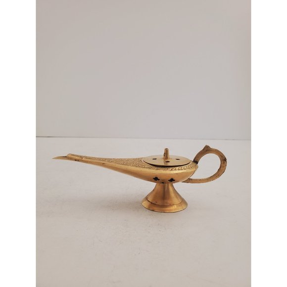 Other - Vintage Brass Stick/Cone Incense Burner small burner with lid, made in i…